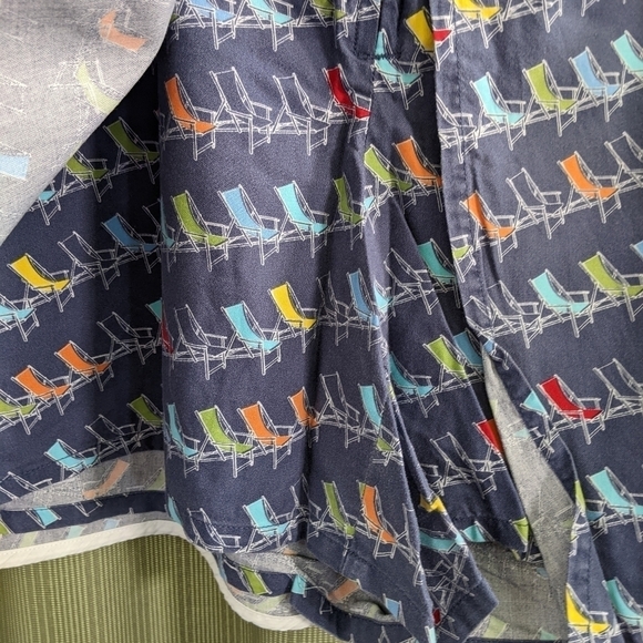 Liz Claiborne Woman multi color beach chair skort 24W GUC - Picture 2 of 5